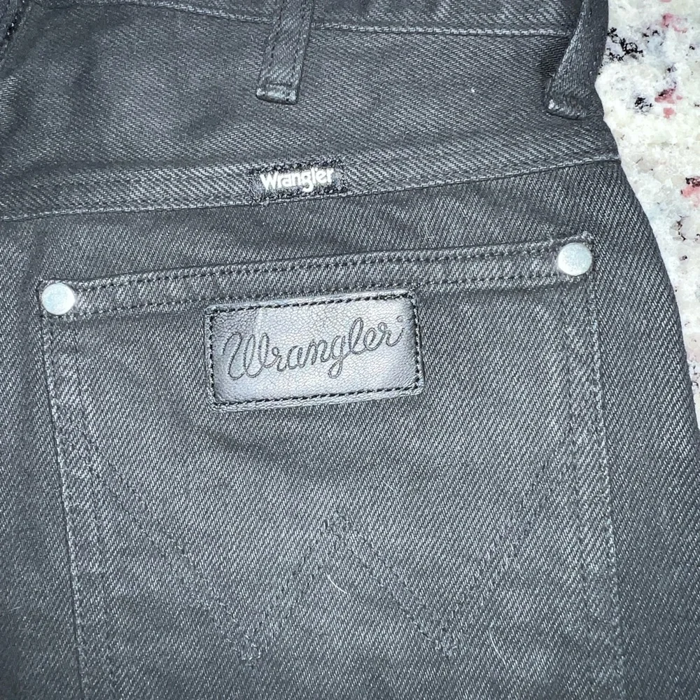 Wrangler Black Denim Jean Shorts